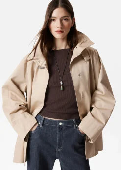 & Other Stories A-Linien-Jacke mit Tunnelkragen