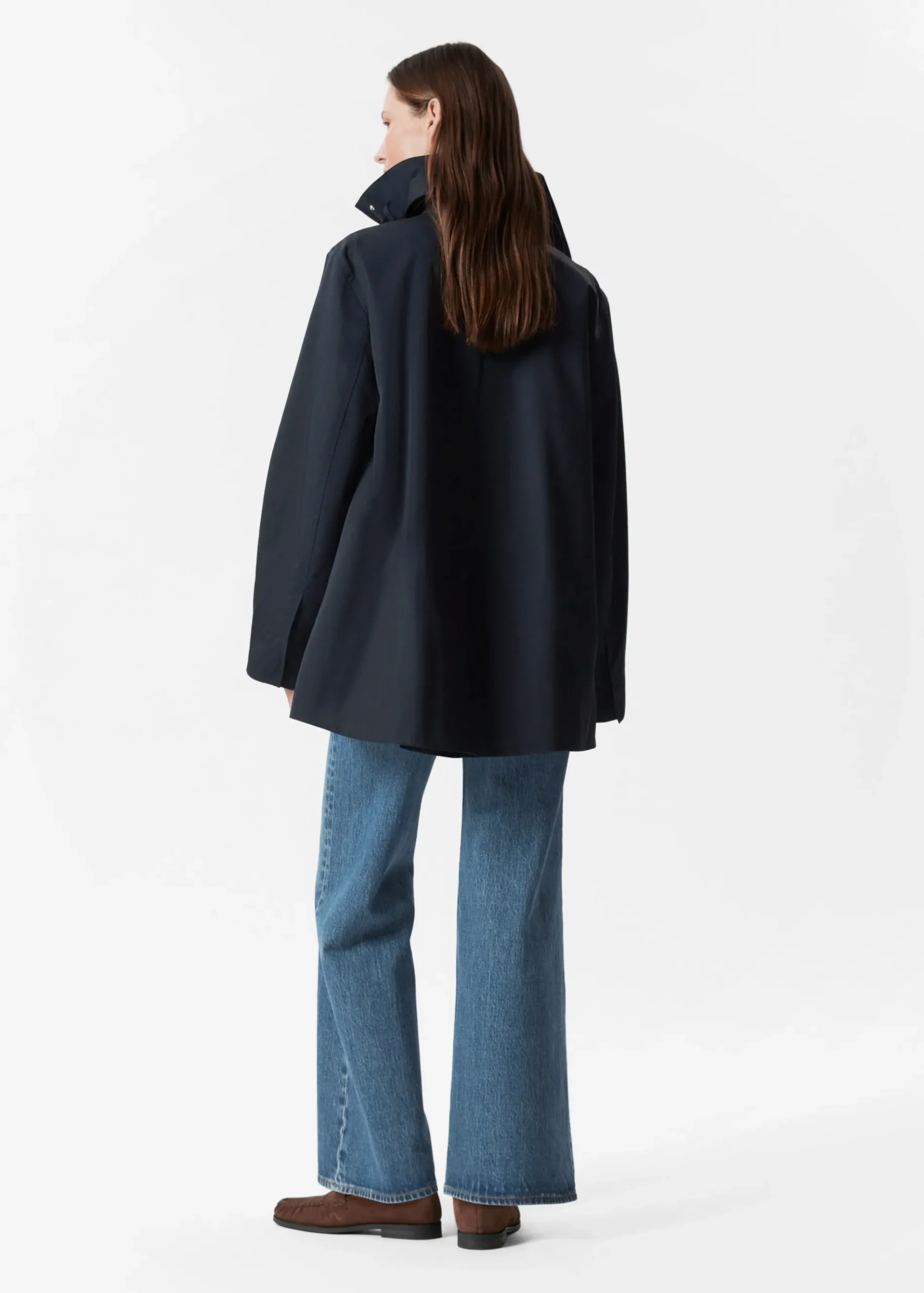 & Other Stories A-Linien-Jacke mit Tunnelkragen