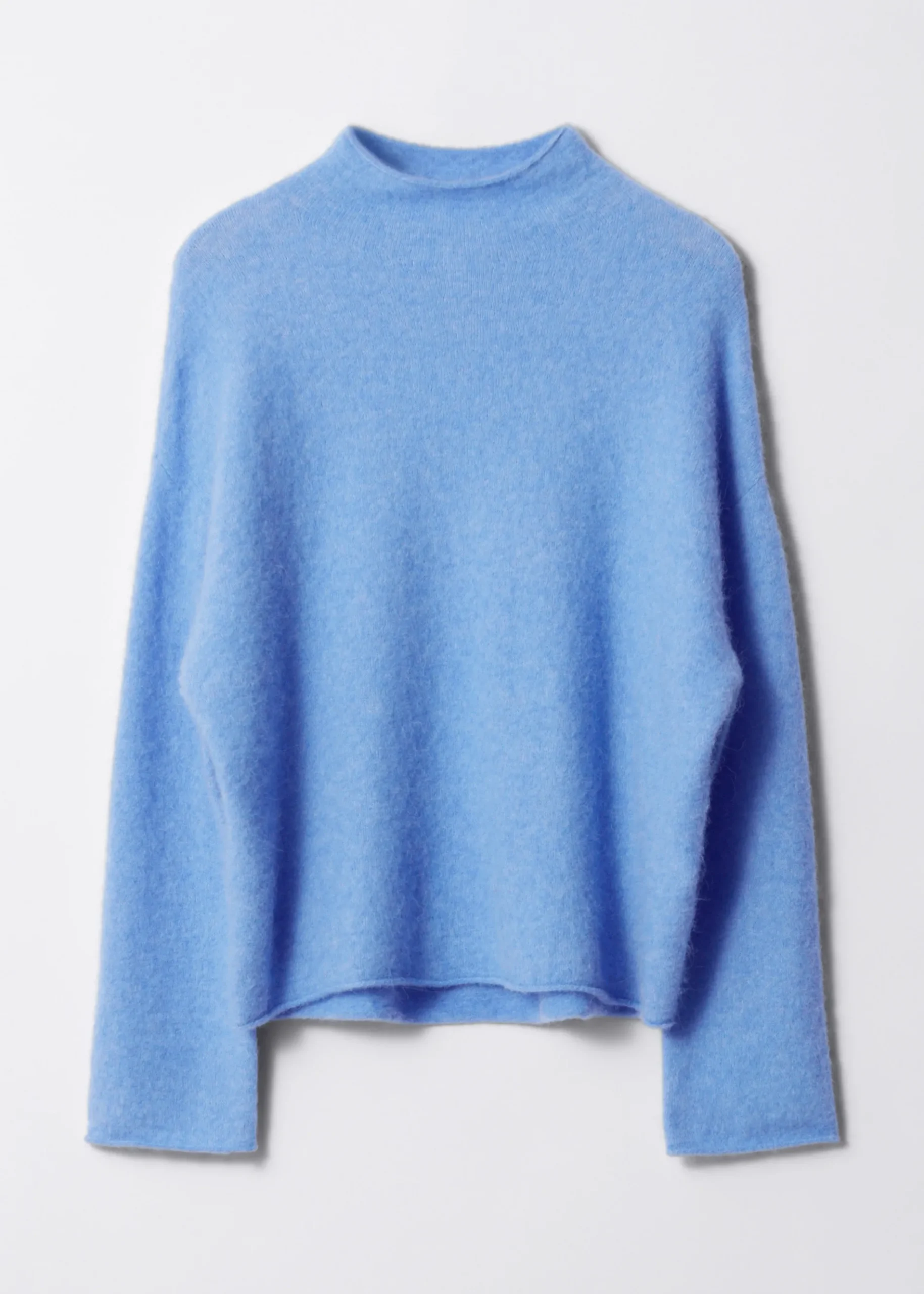 & Other Stories Alpaka-Strickpullover mit hohem Kragen