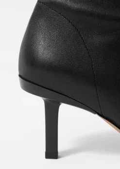 & Other Stories Ankle Boots aus Leder mit Stretch-Anteil