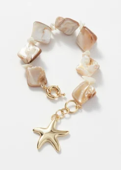 & Other Stories Armband mit Seestern und Muscheln