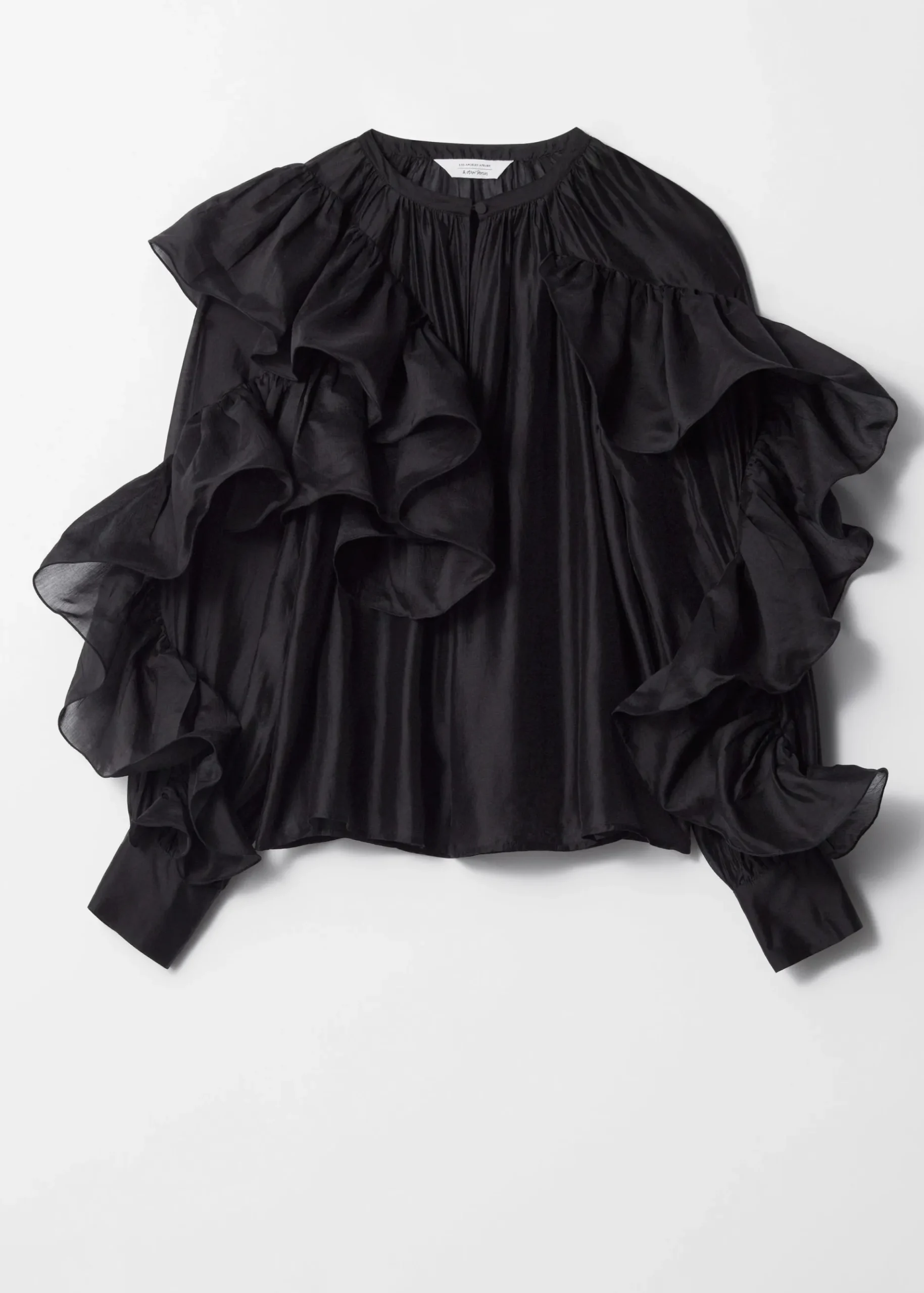 & Other Stories Asymmetrische Bluse mit Rüschen