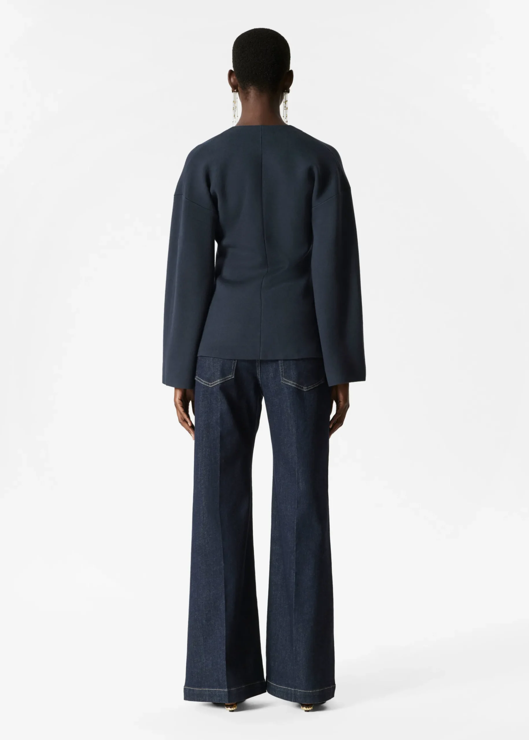 & Other Stories Asymmetrische Strickjacke