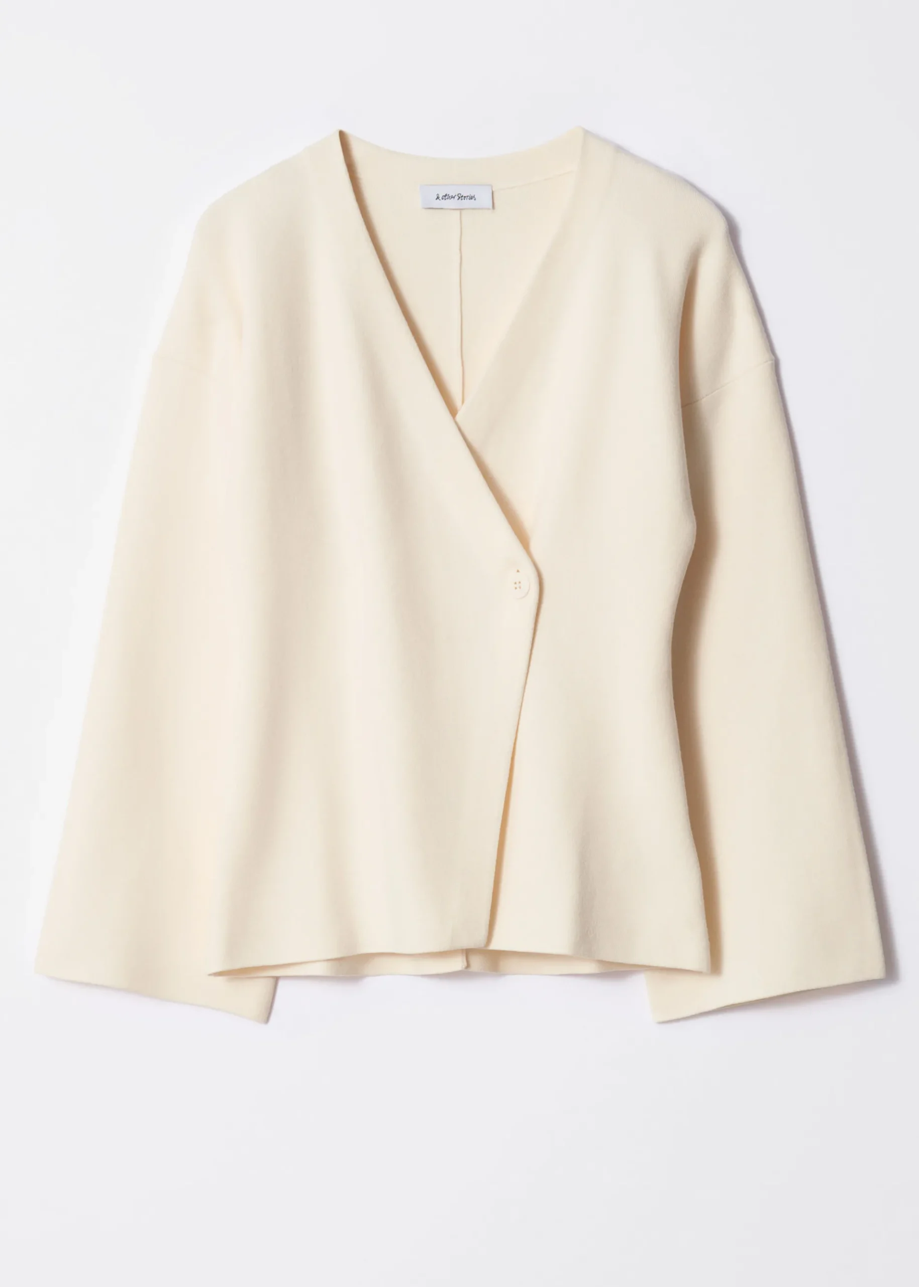 & Other Stories Asymmetrische Strickjacke