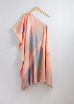 & Other Stories Asymmetrisches One-Shoulder-Midikleid