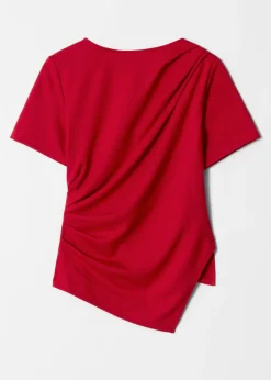 & Other Stories Asymmetrisches T-Shirt mit Drapierung