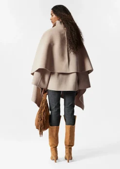 & Other Stories Asymmetrisches Woll-Cape