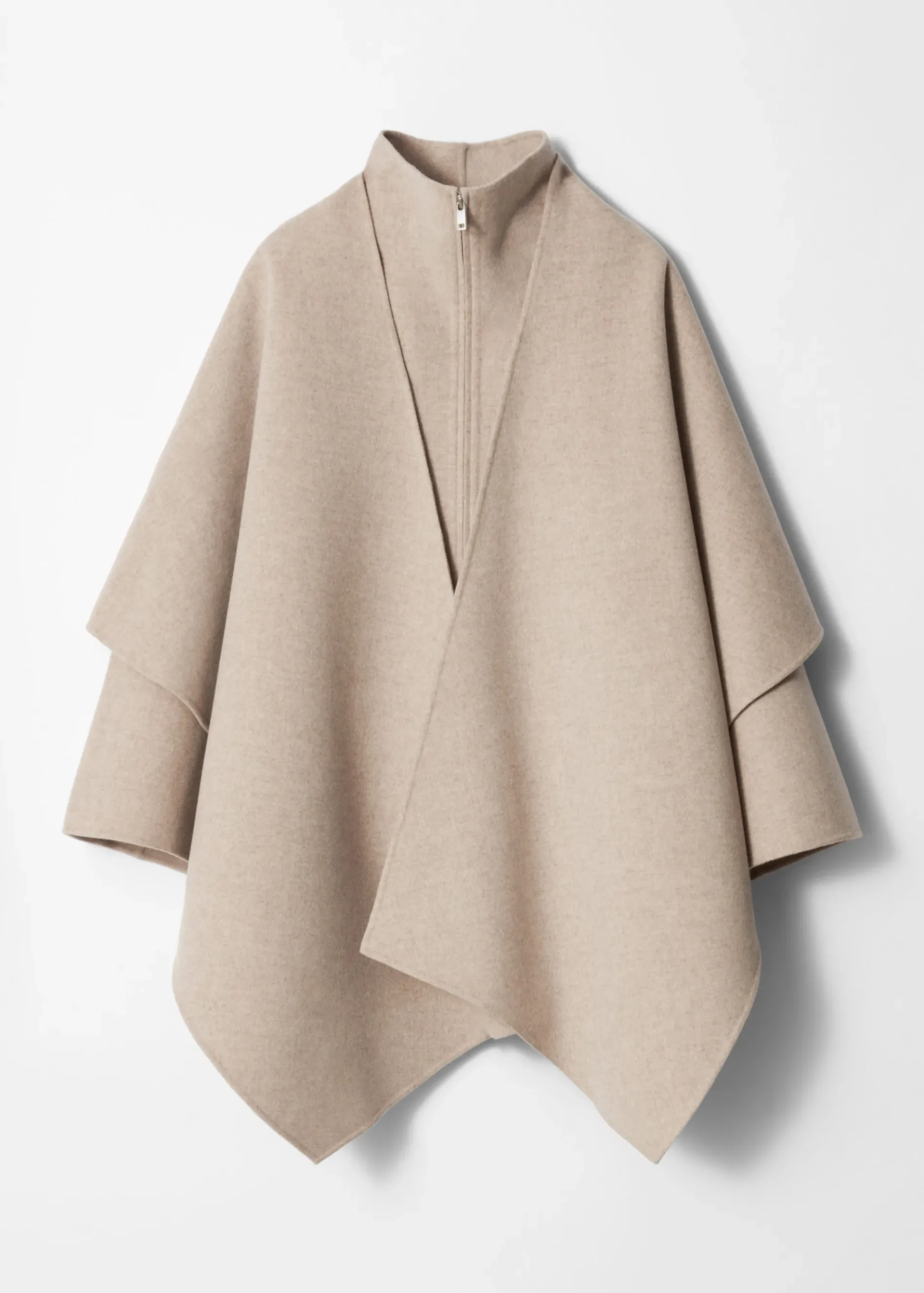 & Other Stories Asymmetrisches Woll-Cape
