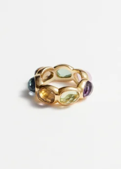 & Other Stories Auffälliger Ring mit Schmucksteinen