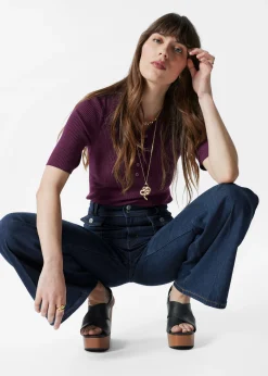 & Other Stories Ausgestellte Jeans mit Bügelfalten