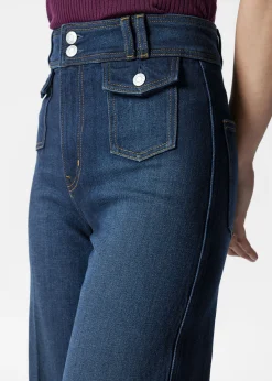 & Other Stories Ausgestellte Jeans mit Bügelfalten
