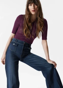 & Other Stories Ausgestellte Jeans mit Bügelfalten