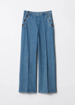 & Other Stories Ausgestellte Jeans mit Falten