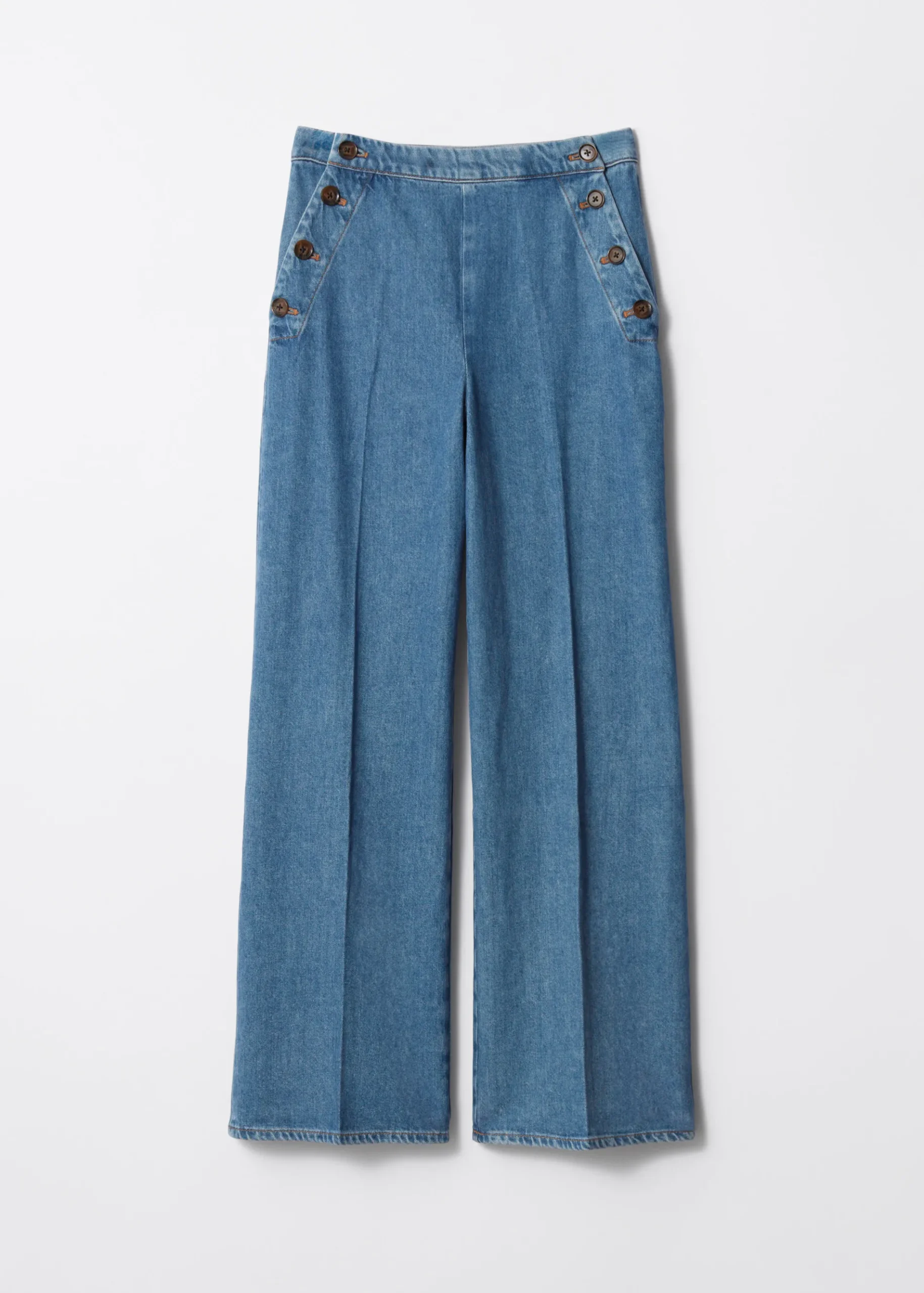 & Other Stories Ausgestellte Jeans mit Falten
