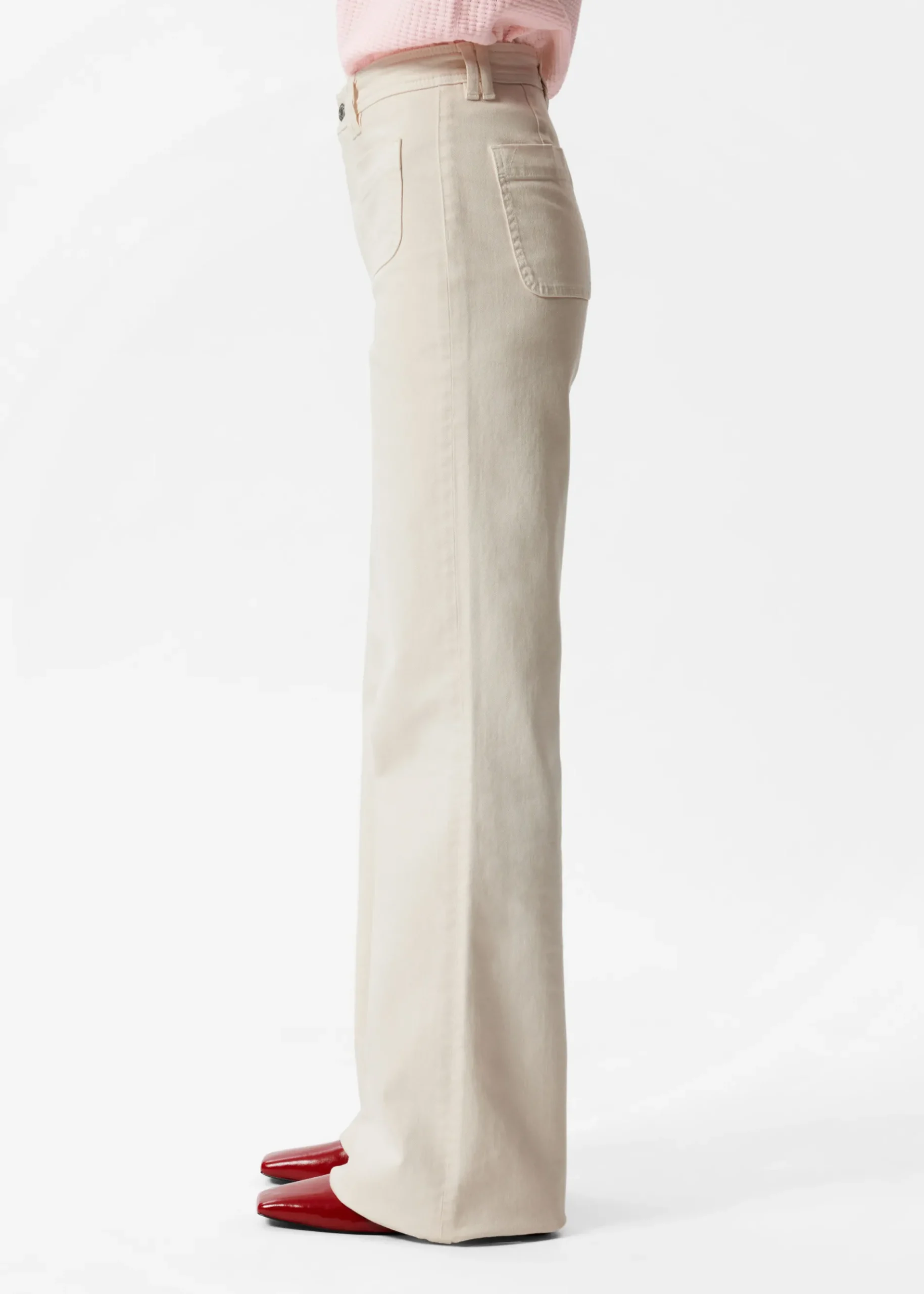 & Other Stories Ausgestellte Jeans mit hohem Bund