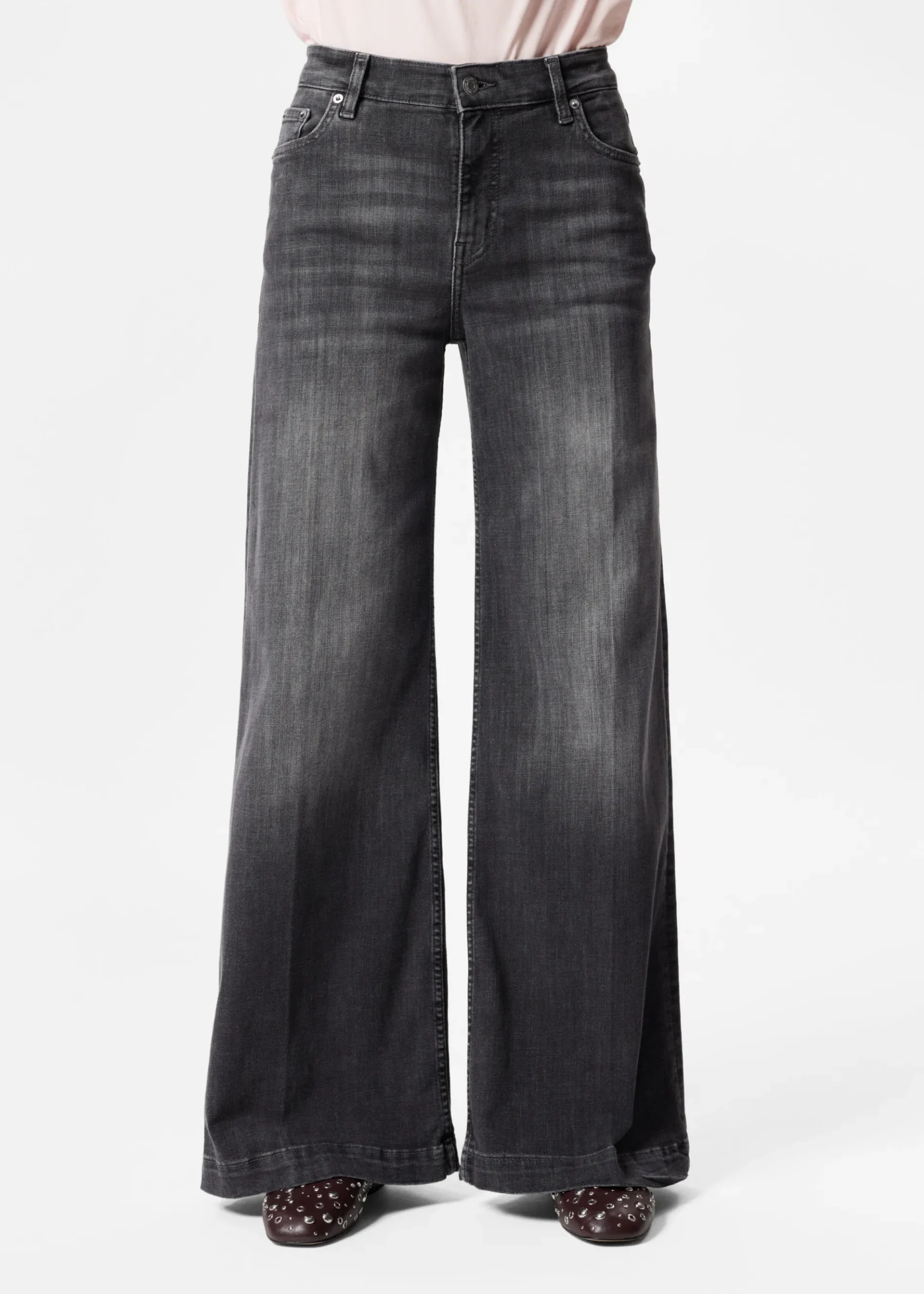 & Other Stories Ausgestellte Jeans mit hohem Bund