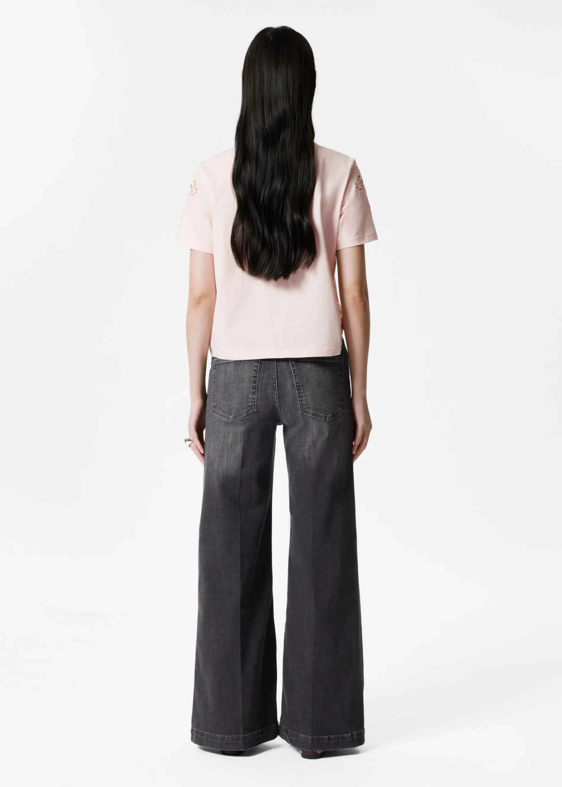 & Other Stories Ausgestellte Jeans mit hohem Bund