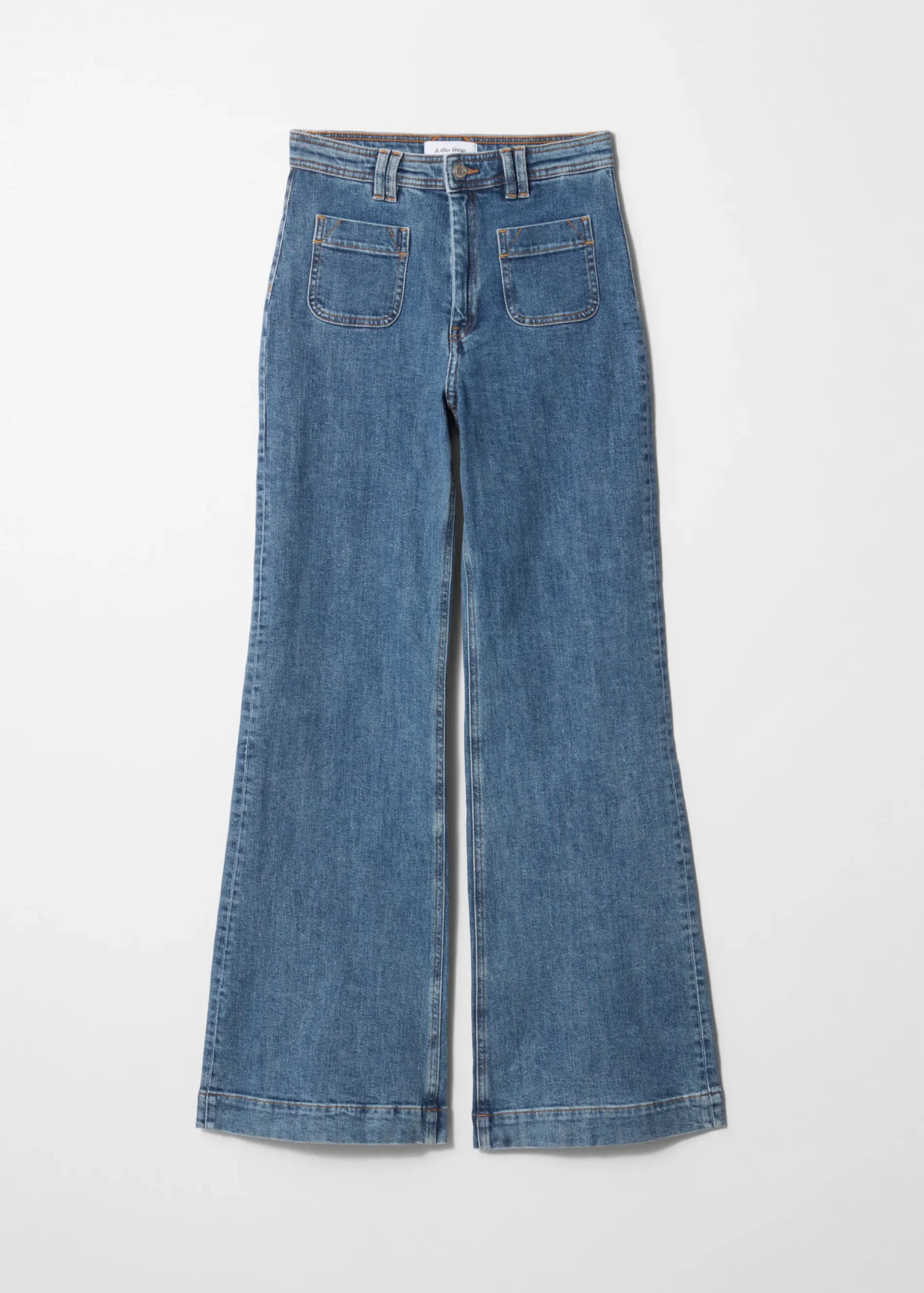 & Other Stories Ausgestellte Jeans mit hohem Bund