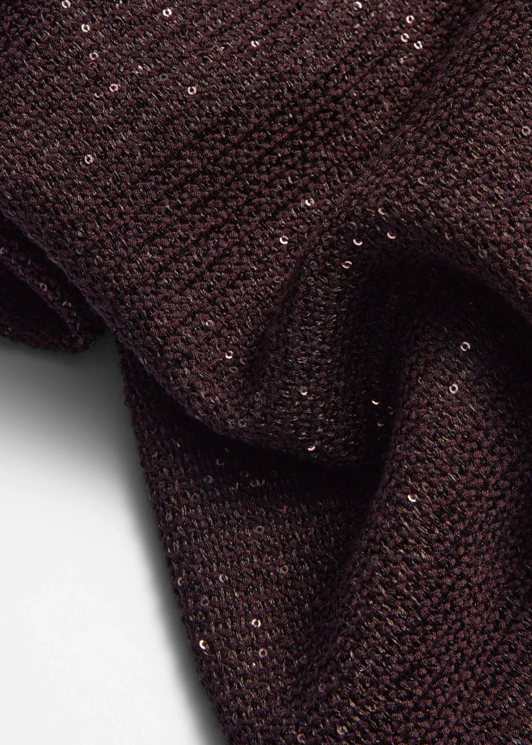 & Other Stories Ausgestellte Strickhose mit Glitter-Finish