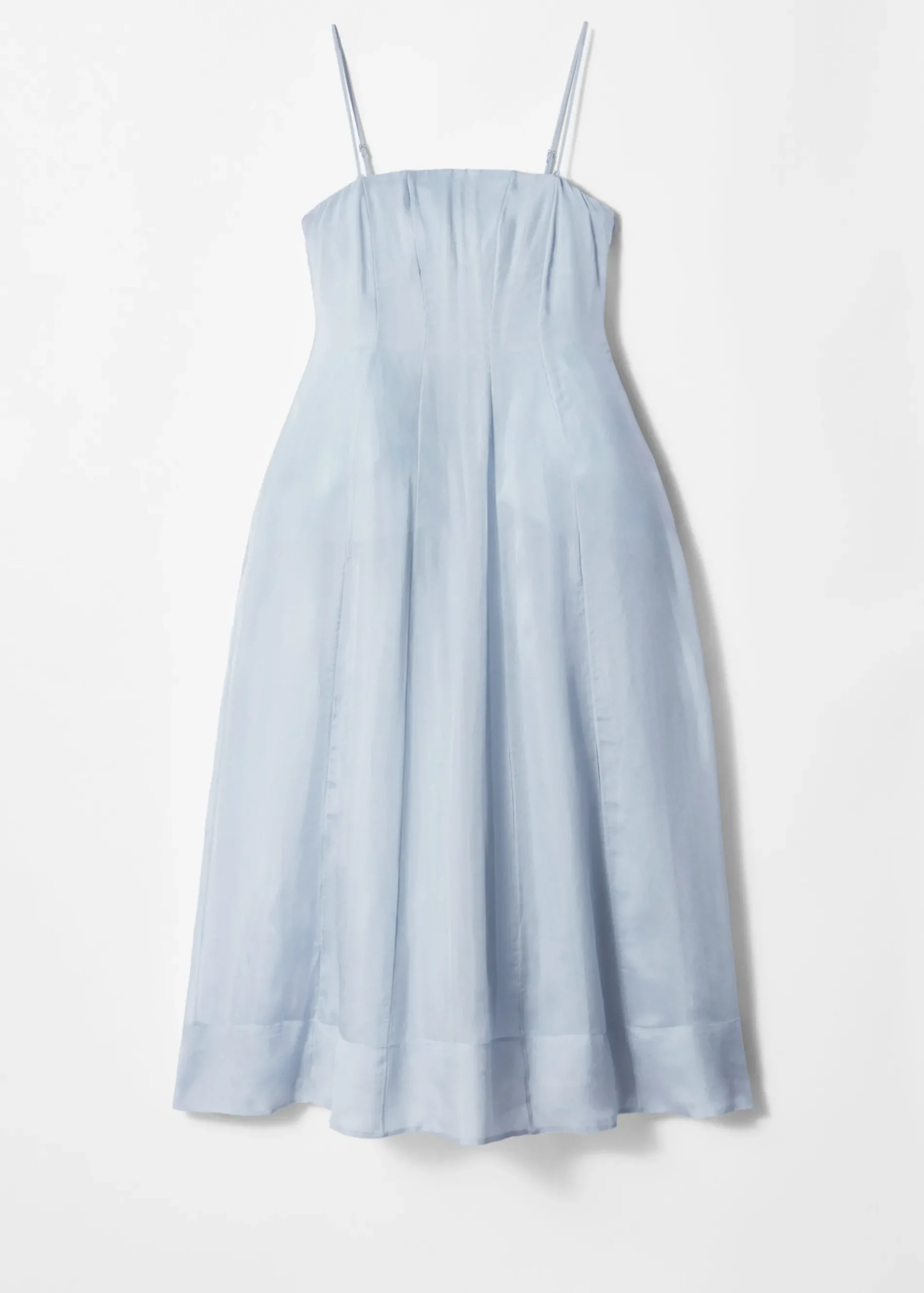 & Other Stories Ausgestelltes Midikleid