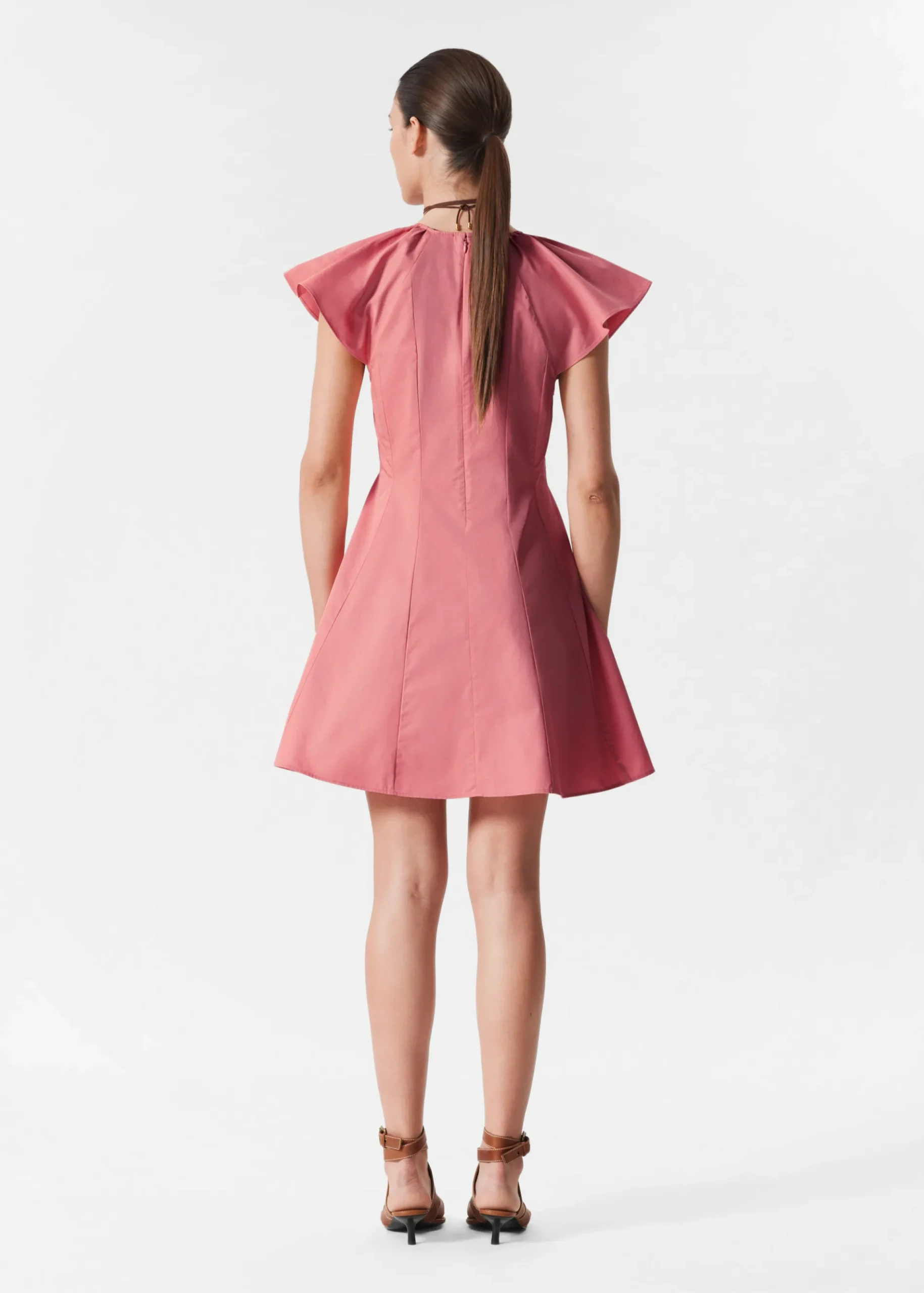 & Other Stories Ausgestelltes Minikleid