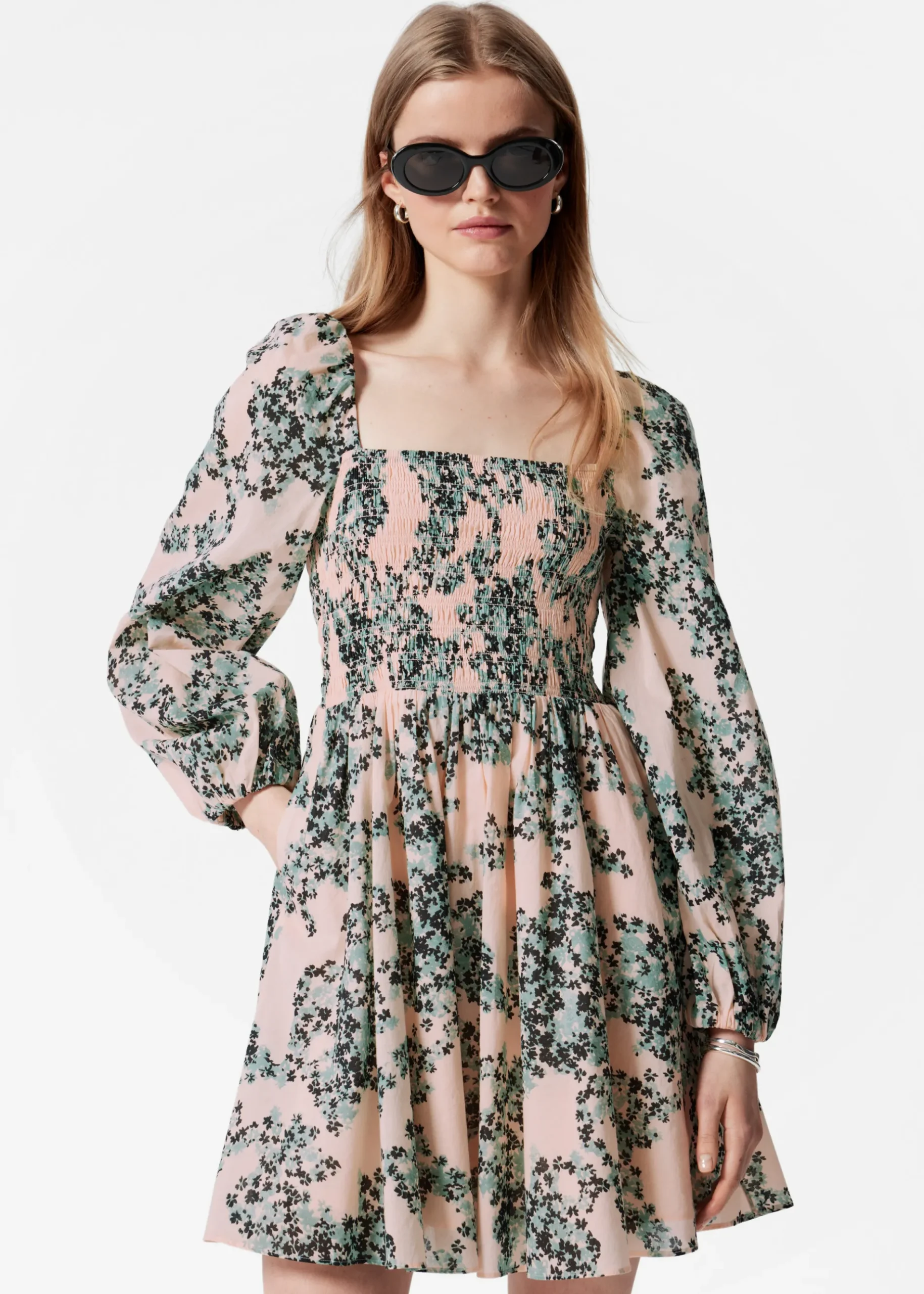 & Other Stories Babydoll-Midikleid