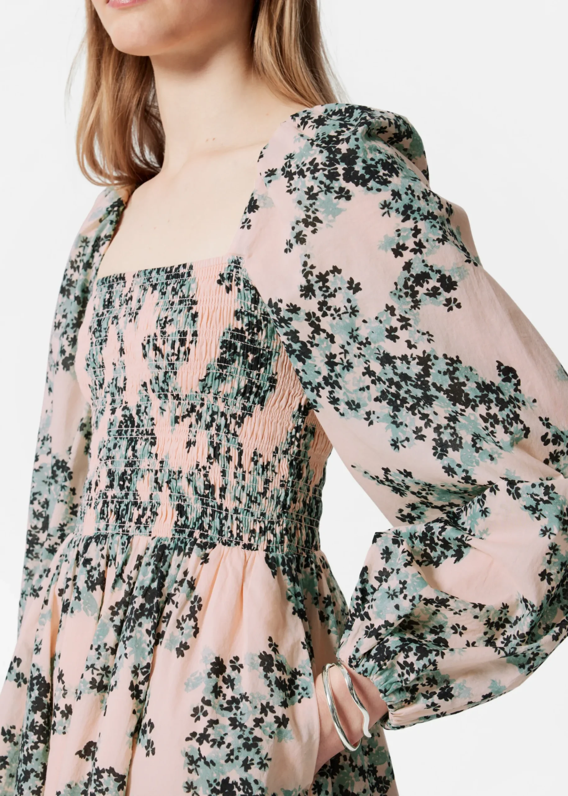& Other Stories Babydoll-Midikleid