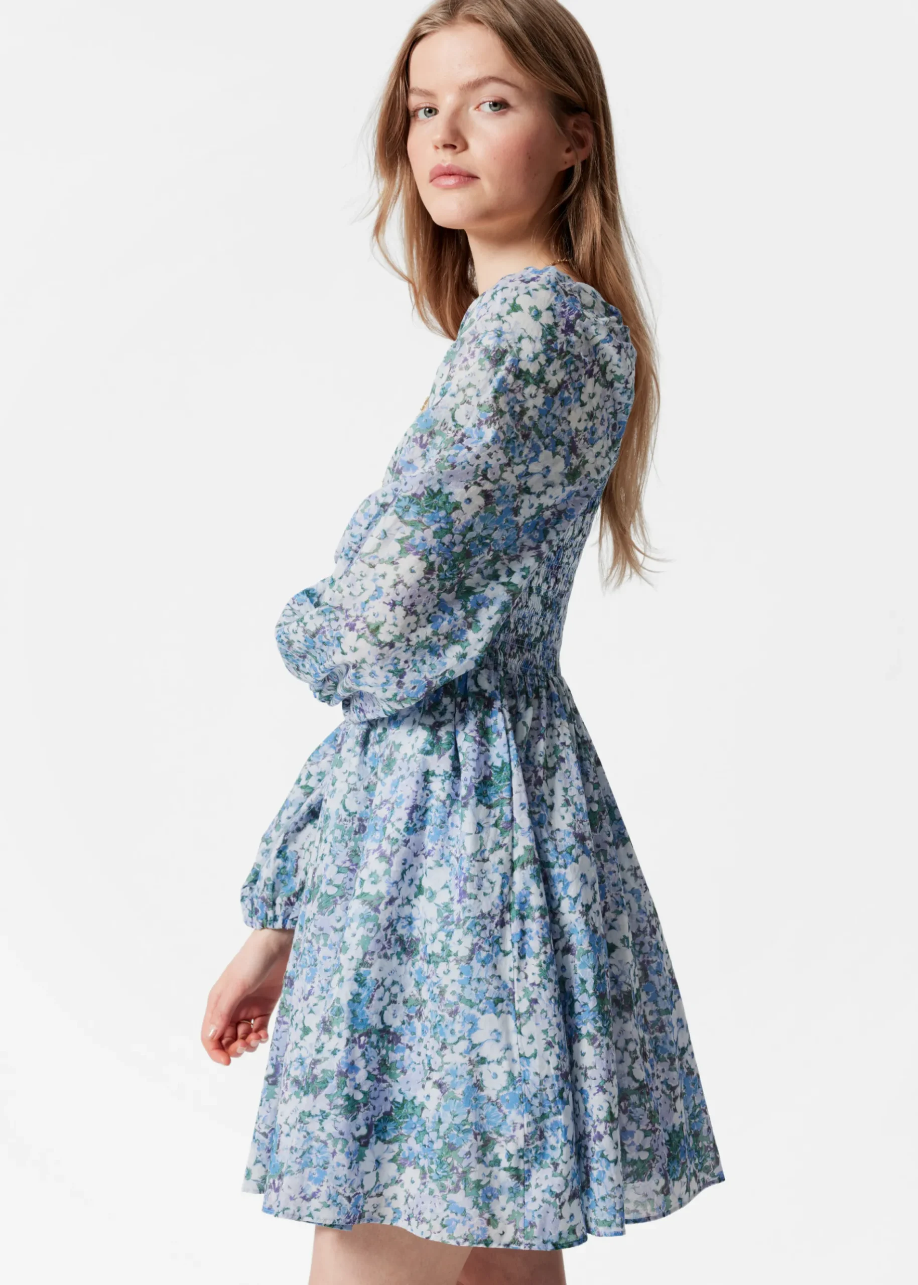 & Other Stories Babydoll-Midikleid