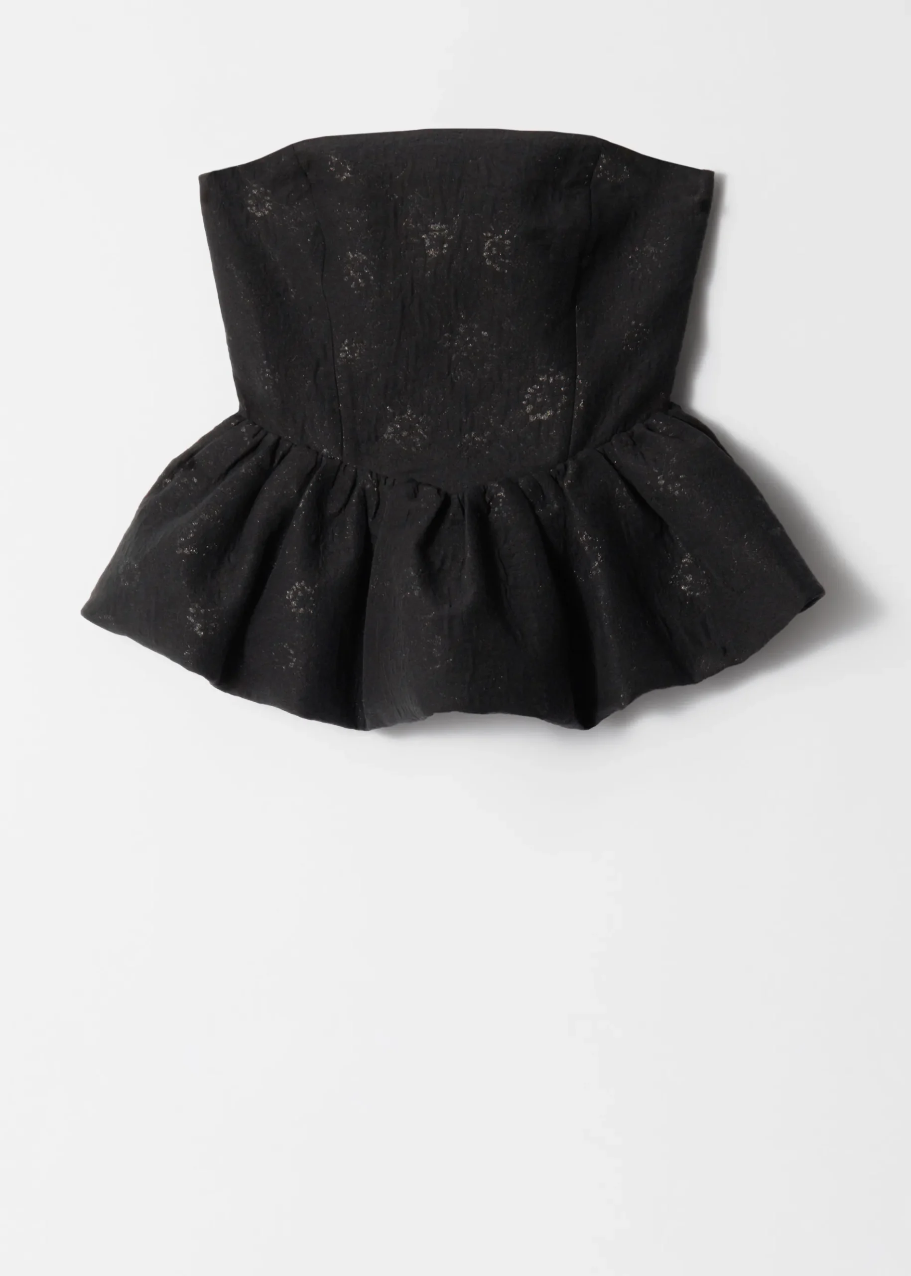 & Other Stories Bandeau-Oberteil mit Schößchen