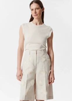 & Other Stories Bermuda-Shorts aus Leinenmix