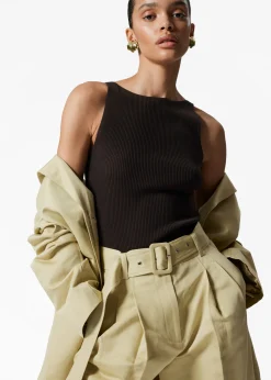 & Other Stories Bermuda-Shorts mit Falten