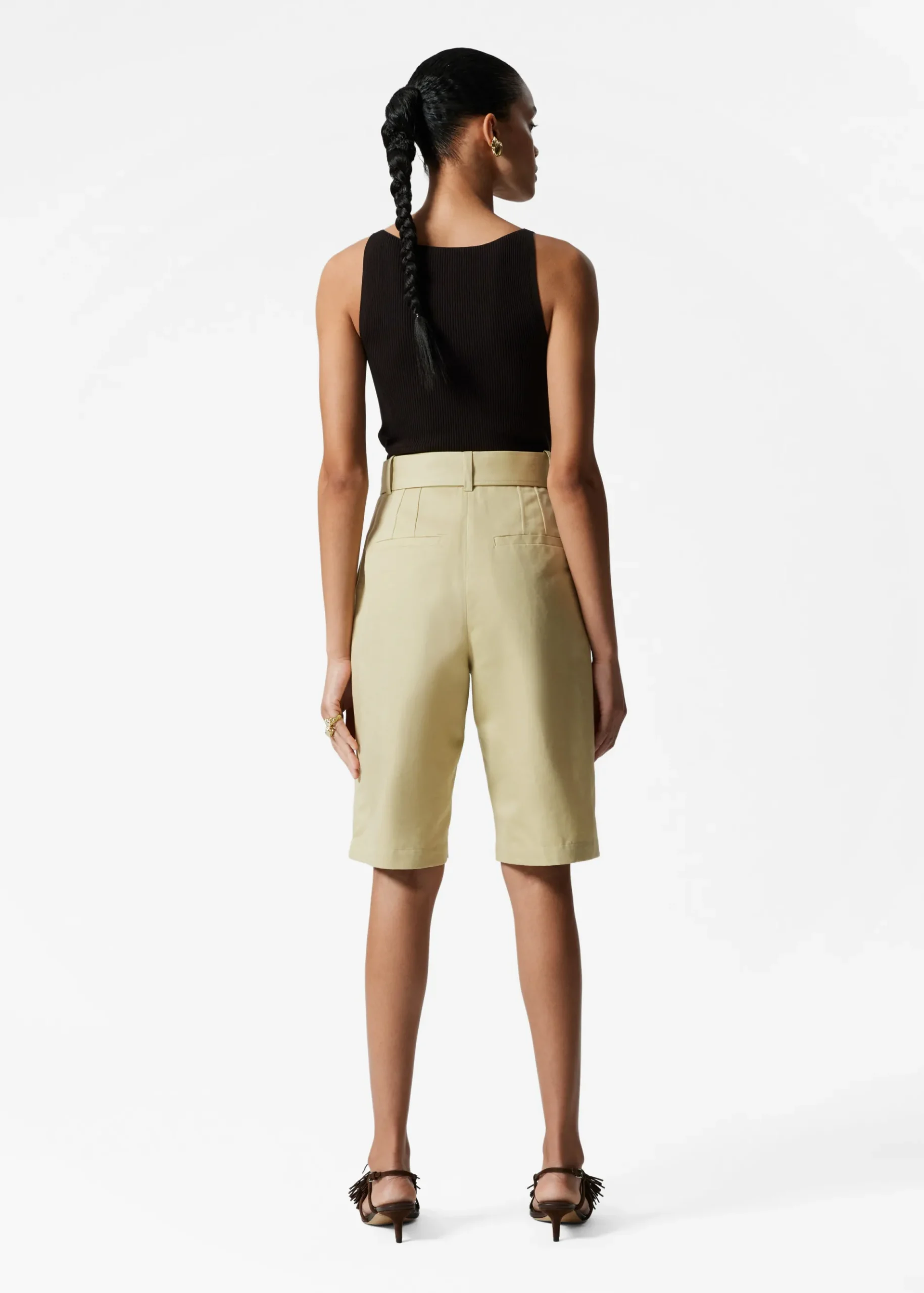 & Other Stories Bermuda-Shorts mit Falten