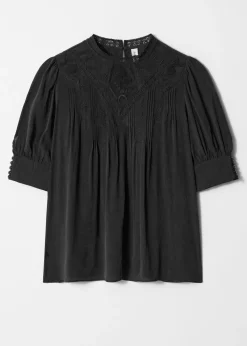 & Other Stories Bestickte Spitzenbluse
