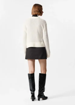 & Other Stories Bestickter Pullover aus Mohair-Mix