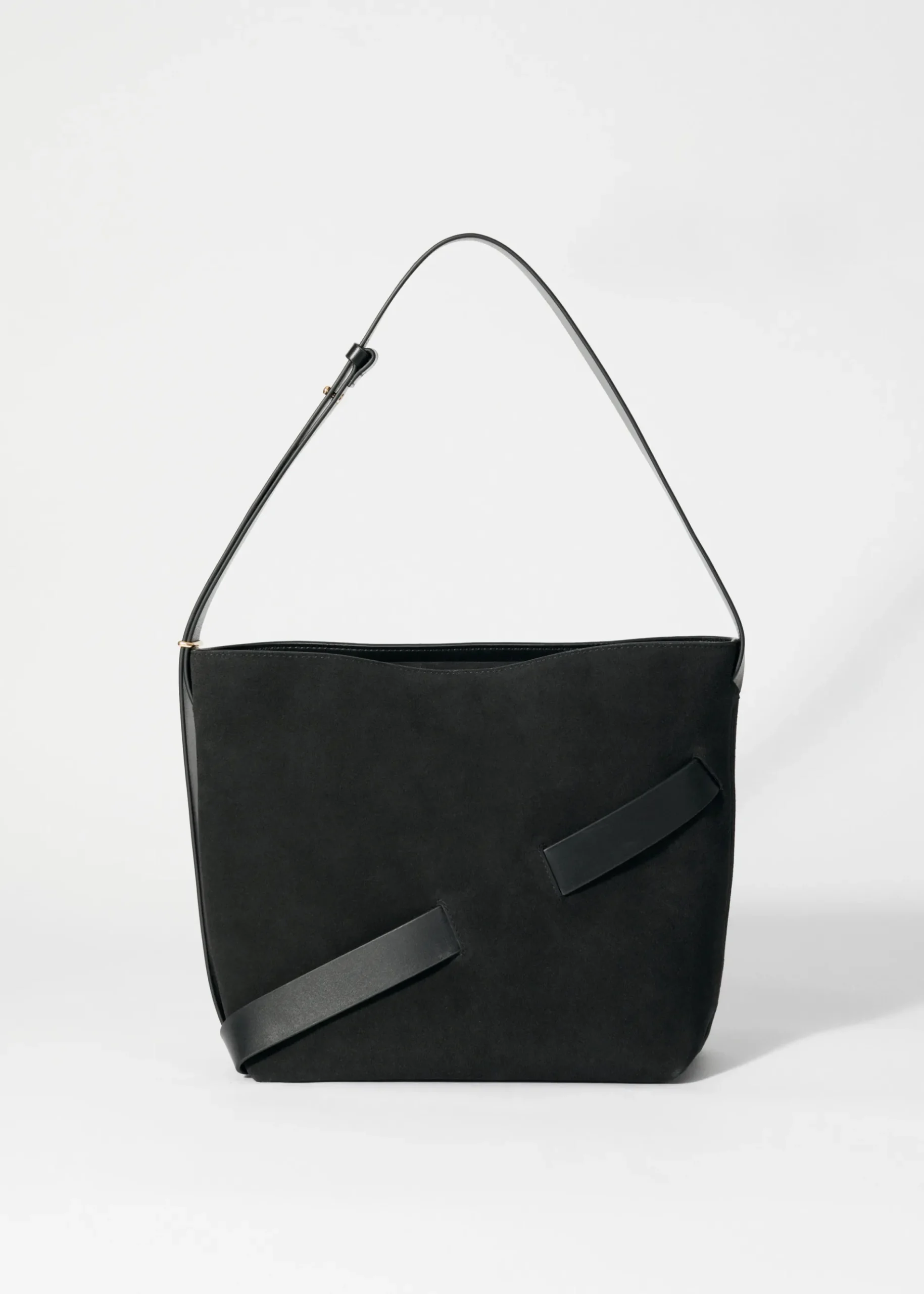 & Other Stories Beuteltasche aus Veloursleder