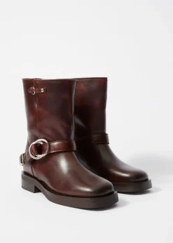 & Other Stories Bikerstiefel aus Leder