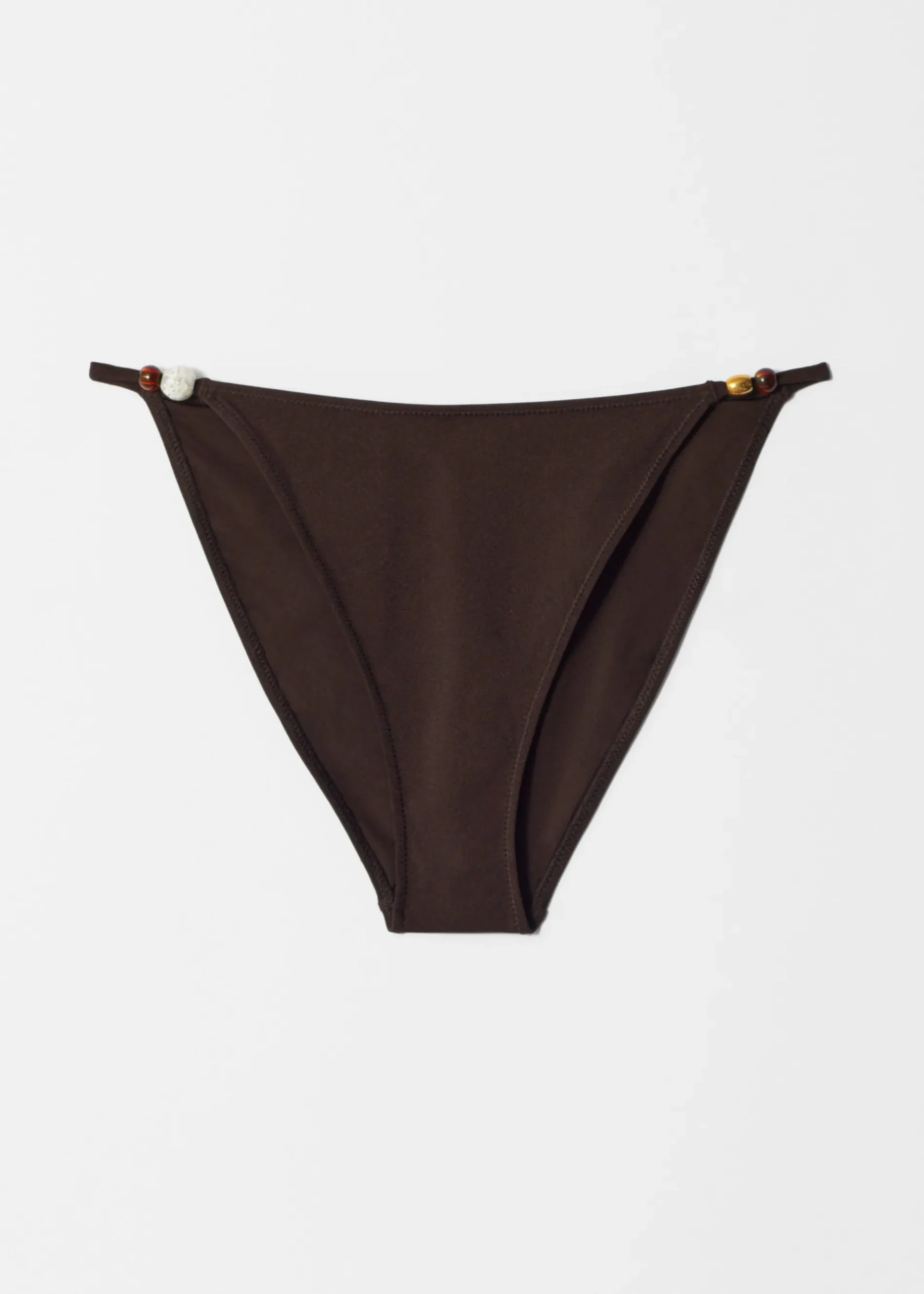 & Other Stories Bikinihose mit Perlenverzierung