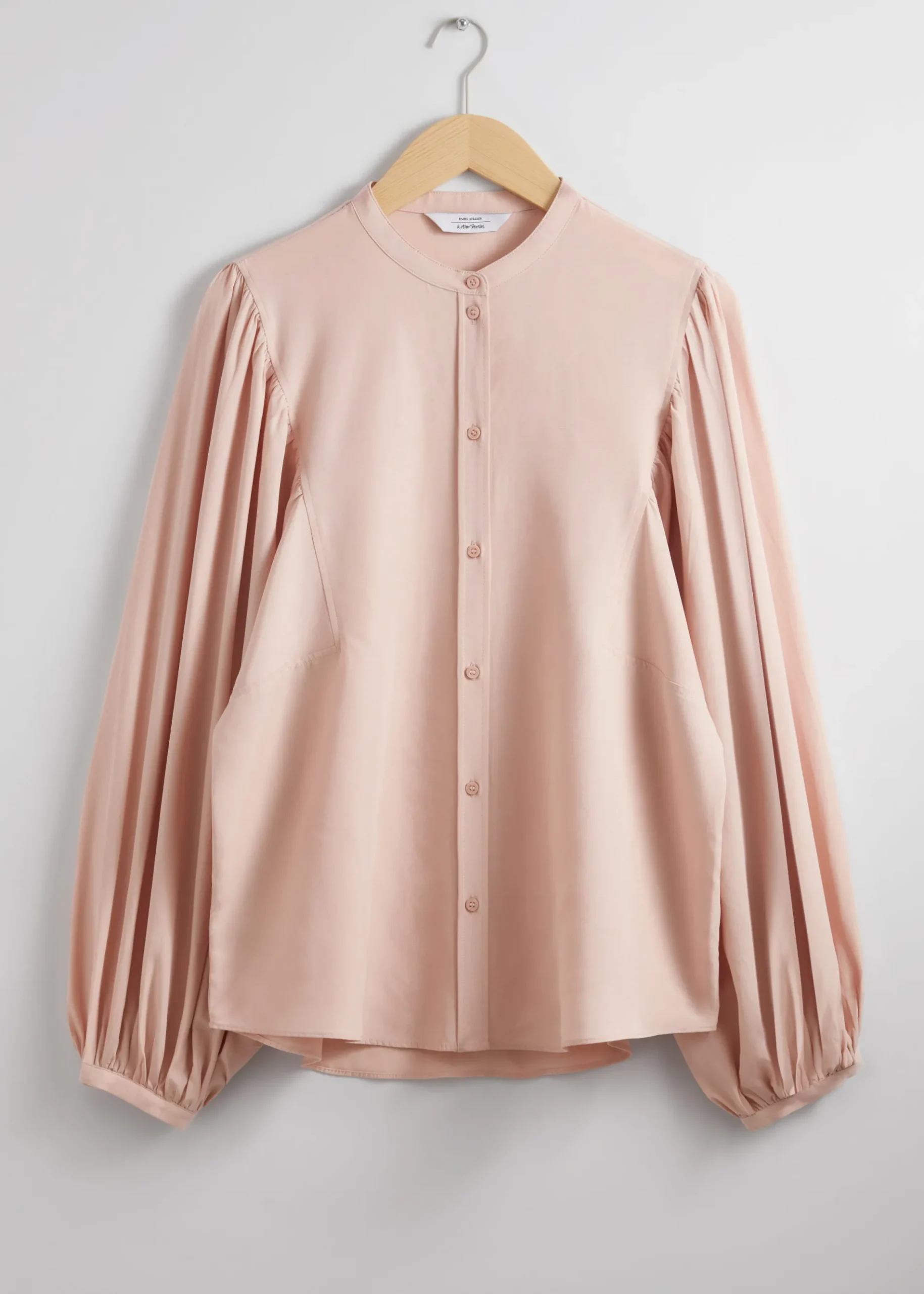 & Other Stories Bluse mit Puffärmeln