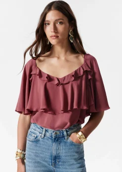 & Other Stories Bluse mit Rüschen