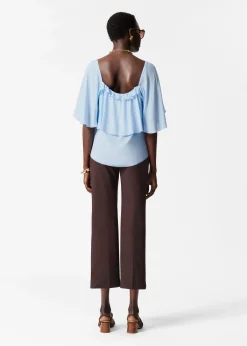 & Other Stories Bluse mit Rüschen