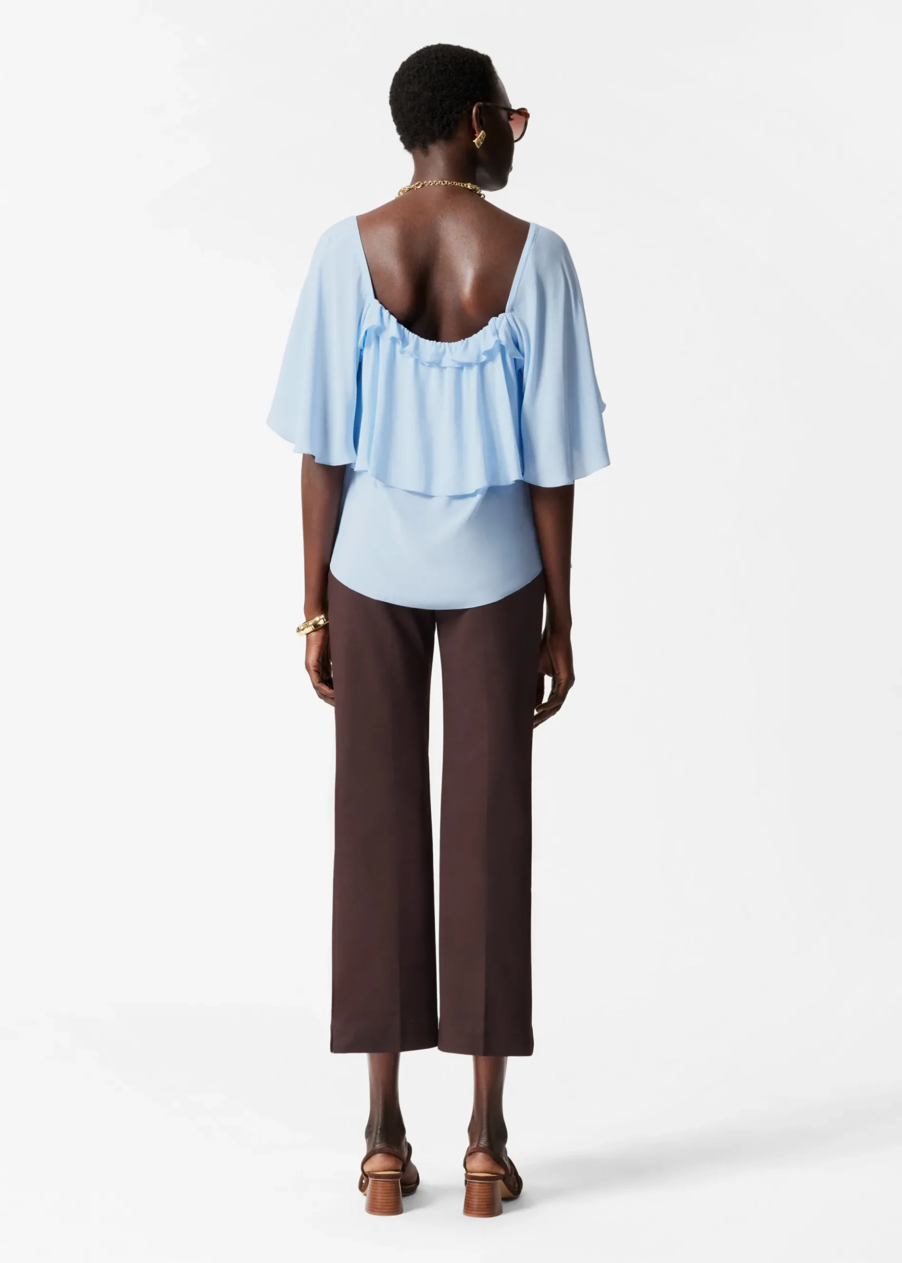 & Other Stories Bluse mit Rüschen