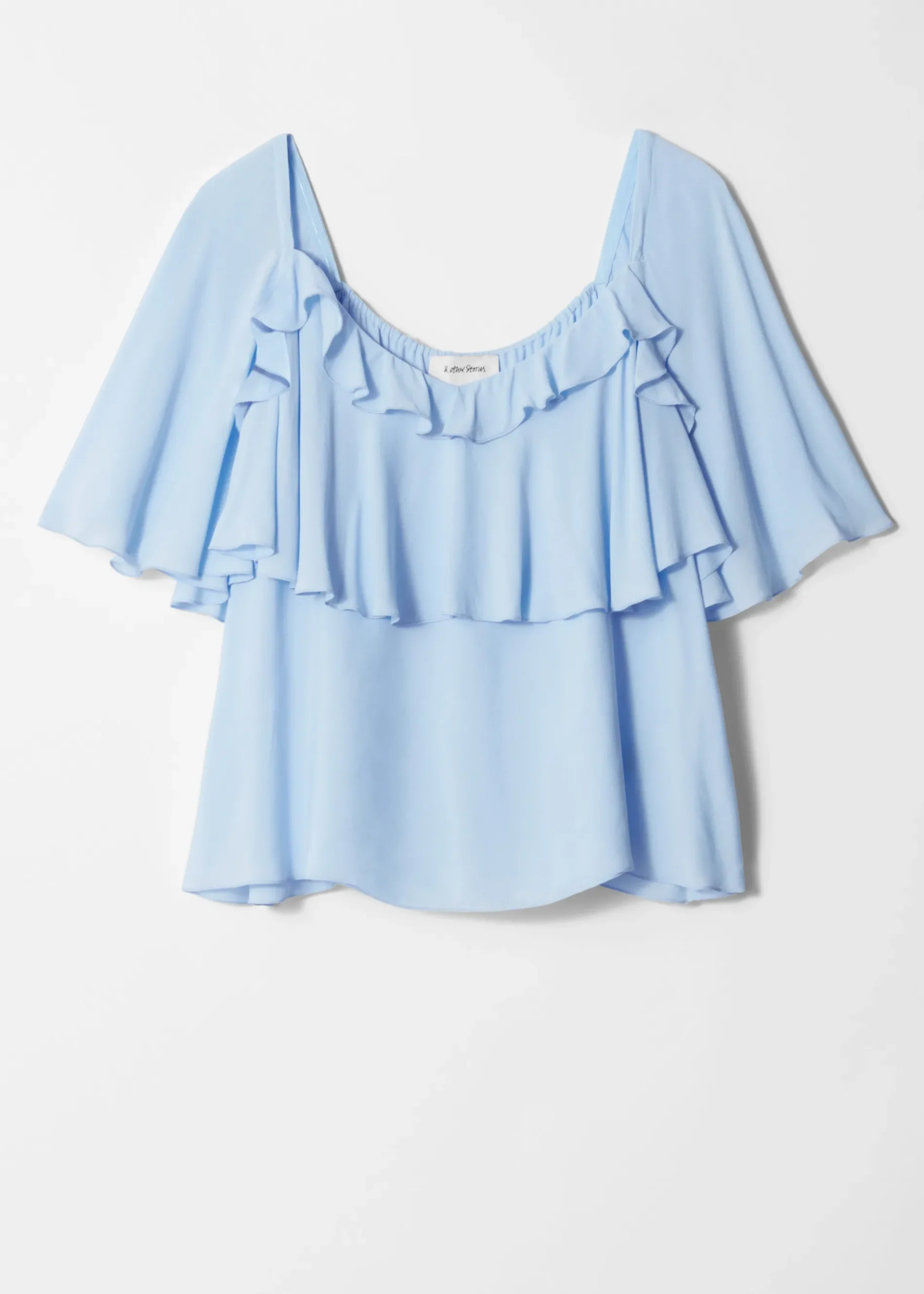 & Other Stories Bluse mit Rüschen
