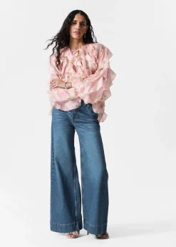 & Other Stories Bluse mit Rüschen