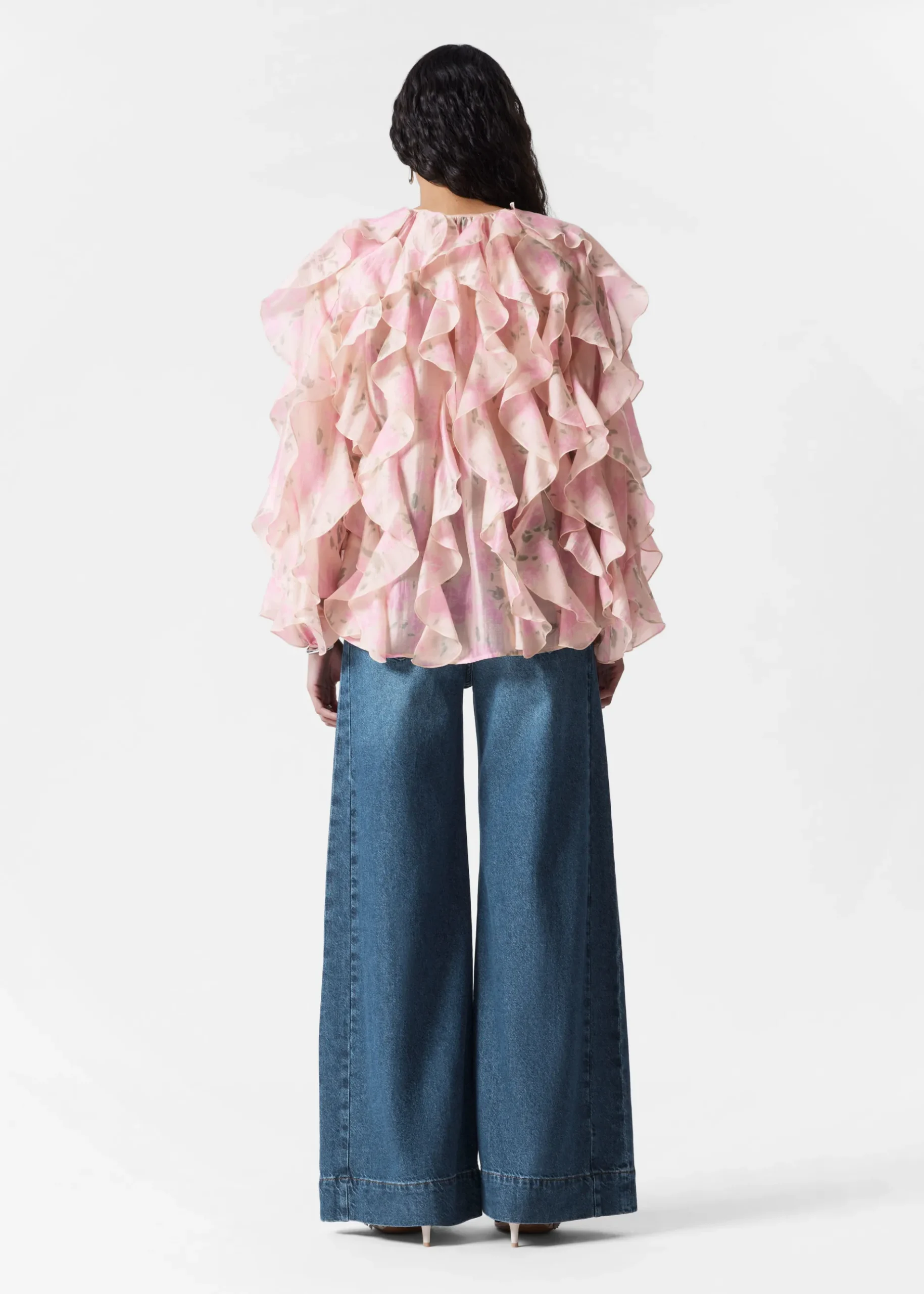 & Other Stories Bluse mit Rüschen