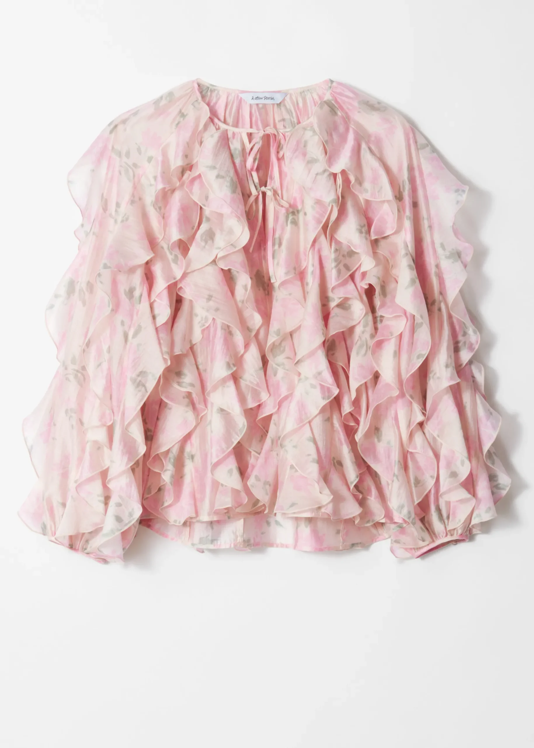 & Other Stories Bluse mit Rüschen