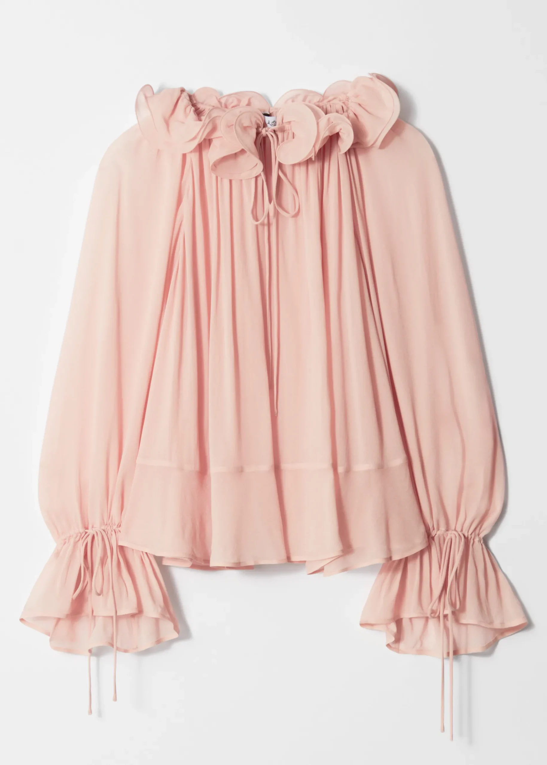 & Other Stories Bluse mit Rüschen