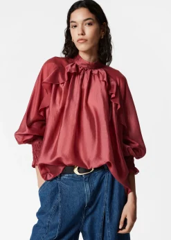 & Other Stories Bluse mit Rüschen