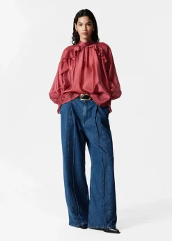 & Other Stories Bluse mit Rüschen