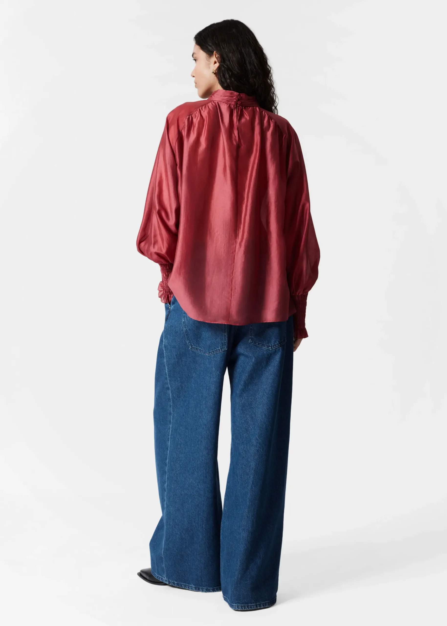 & Other Stories Bluse mit Rüschen