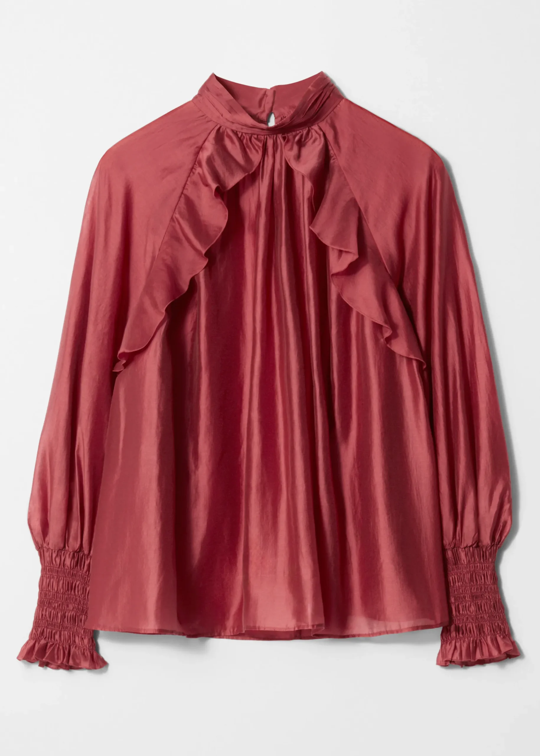 & Other Stories Bluse mit Rüschen